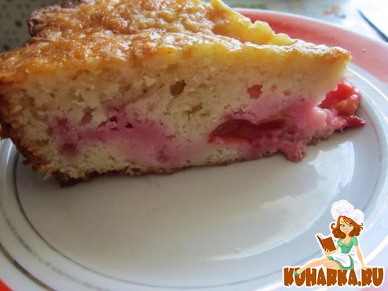 Рецепт Сметанный пирог с ягодами