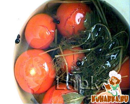 Рецепт Быстрые маринованные помидоры