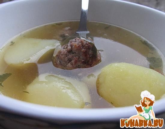 Рецепт Острый суп с фрикадельками из баранины